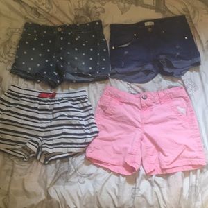 4 pairs of cute short shorts